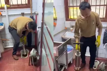 Het toilet is weer vrij, maar loodgieter ruikt nog zeker drie weken poep