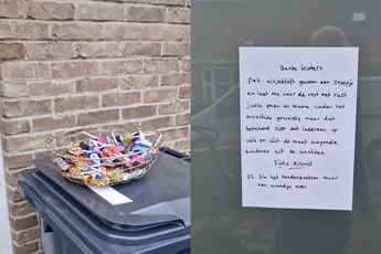 Niet iedereen vindt zingende kinderen leuk: 'Pak een snoepje en laat me met rust'