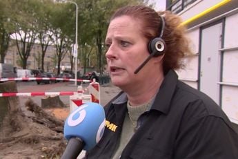 Ondertussen tijdens storm Ciarán in Den Haag: Boom valt op vrouw