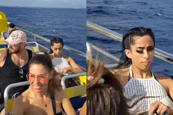 Je nep wimpers die zo mooi wapperen in de wind