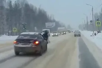 Russische roulette vibes bij het oversteken