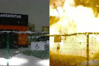 Wasstraat tijdelijk gesloten na enorme explosie