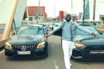 Kan gewoon: Franse rapper MassOmerta legt verkeer stil op Rotterdamse Erasmusbrug voor videoclip