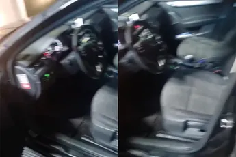 Taxichauffeur niet blij met klant die toch een klein beetje ziek is geworden