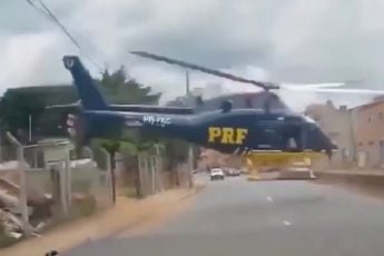 Braziliaanse politiehelikopter maakt noodlanding in Belo Horizonte