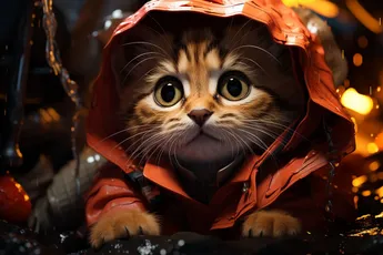 Brandweer redt kat die onder motorkap vastzit in Zaandam