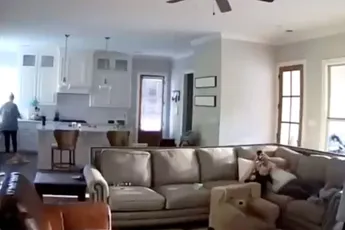 Hap! En toen had papa ineens een verschrikkelijke pijn