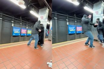 Man valt tijdens vechtpartij in Philadelphia van perron, wordt overreden door metro