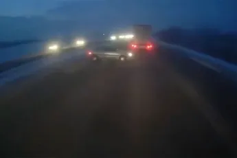 Ook glad op Franse wegen, maar automobilist komt goed weg