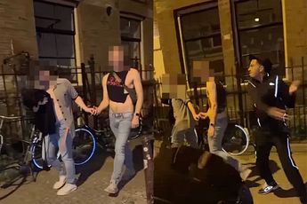 Politie onderzoekt op social media opgedoken beelden van mogelijk antihomogeweld in Amsterdam