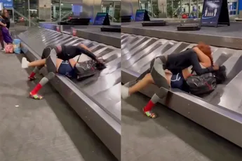 Twee dames op Dallas-Fort Worth Airport vechten meningsverschil uit op bagageband