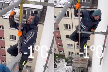 In Rusland weten ze nog echt hoe je in de steigerbouw werkt