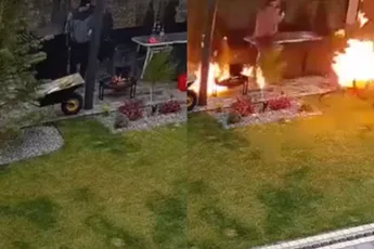 Hoe je zelfs van het aansteken van de BBQ een zooitje kan maken