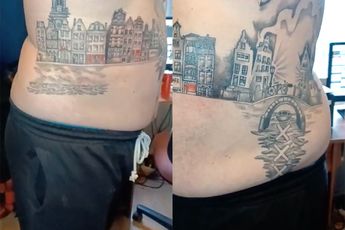 Als je echt van Amsterdam houdt, laat je een tattoo zetten