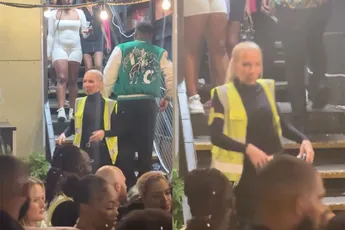 Beveiliger heeft op feestje de tijd van haar leven