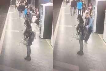 Man op metrostation in Barcelona valt zonder reden vrouwen aan, één vrouw tegen grond geslagen