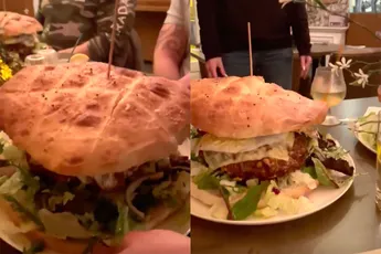 Na één meter saté eten in Gouda kun je doorpakken met de kiloburger