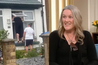 Vrouw die per ongeluk pikant showtje voor de buurt gaf doet verhaal in Engelse ochtendshow