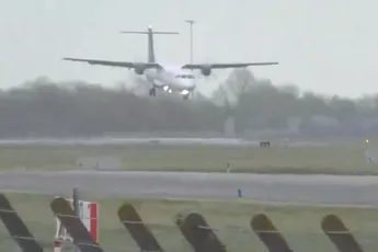 Landen wilde niet in een keer lukken voor vliegtuig op Dublin Airport
