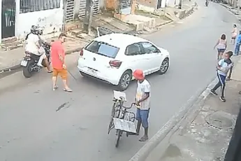 Kapmessen tevoorschijn na road rage in Brazilië