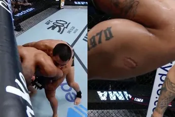 Igor Severino bijt Andre Lima tijdens UFC gevecht en dat levert hem 50 kop en een nieuwe tattoo op