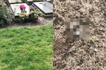 Zijn ze op de begraafplaats in Brabant een stukje vergeten?