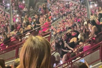 "Dames" vliegen elkaar in de haren tijdens Nicki Minaj concert