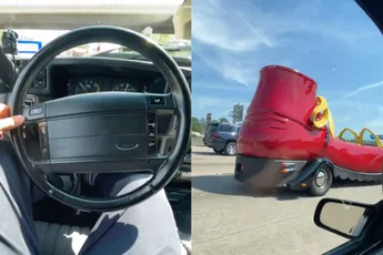 Ronald McDonald schoen waar je de weg mee op kan