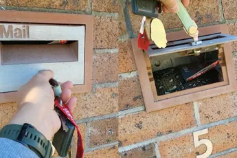 Heb je zo'n slak in je brievenbus, ook die diamond-python is niet niks