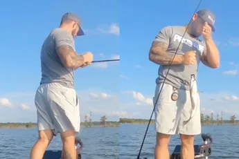 Visser kwam 0-2 achter te staan na het ‘vangen’ van vis