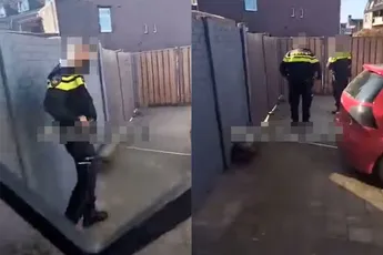 Als je tijd te veel hebt, ga je in discussie met de politie
