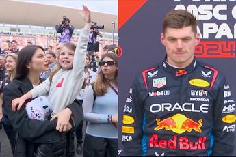 Je Cute moment van de dag: Penelope, grootste fan Max Verstappen, ziet Max op podium in Suzuka