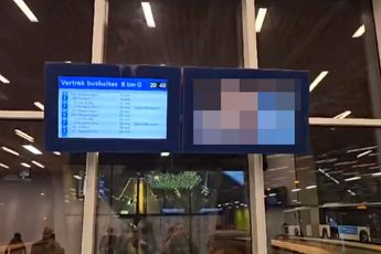 LOL! Natuurfilm afgespeeld op schermen van busstation Arnhem