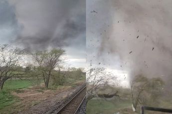Machinist en conducteur in Nebraska vergeten deze tornado nooit meer