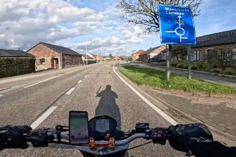Motorrijder in Belgische Limburg heeft last dat gas blijft hangen