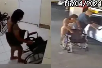 Vrouw die lening wilde afsluiten met dode oom in een rolstoel nam taxi naar de bank