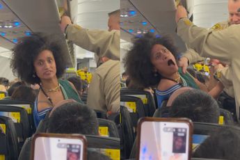 Dame heeft een beetje een meltdown voor vertrek met meltdown-grossier Spirit Airlines