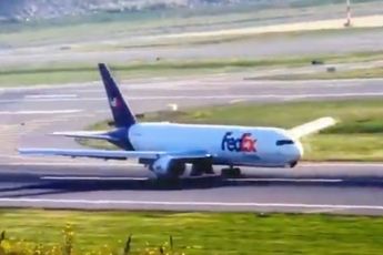 Spannend momentje voor piloten van FedEx Boeing 767 wegens “belly landing”