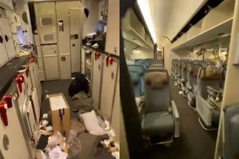 Aftermath beelden van turbulente vlucht tussen Londen en Singapore van Singapore Airlines