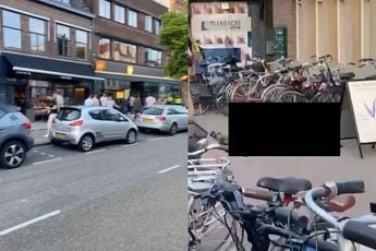 Burgemeester Sharon Dijksma van Utrecht geschokt: Demonstrant laat zich stofzuigen voor vol terras