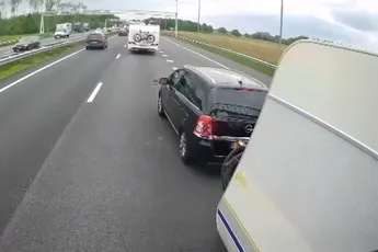 Het caravan seizoen is begonnen: Gewoon doorduwen met je sleurhut