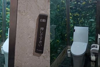 In Japan kun je wel heel relaxed naar de wc: oase van rust
