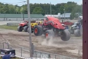 Monster Truck bleek niet zo’n goed idee tijdens evenement in Topsham