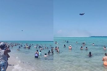 Lockheed Martin F-35B komt ook even chillen op het strand van Miami Beach