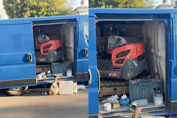 Vaak denk je te moeilijk: Minigraver kan makkelijk mee in de bus