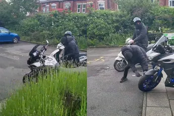 Zo brutaal zie je ze zelden: poging motor stelen op klaarlichte dag