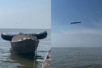 Twee Russische raketten scheren over vissersboot op weg naar Oekraïne