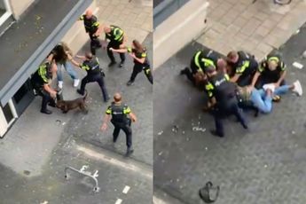 Tasers, waarschuwingsschot, bijtende politiehond: 2 man aangehouden na fietsendiefstal in Enschede