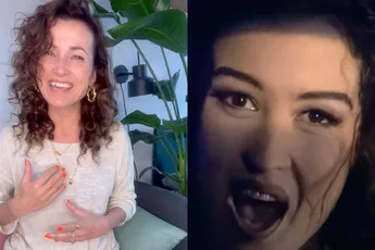 Birgit Schuurman, de zus van Katja, zingt Linda, Roos en Jessica hit Ademnood