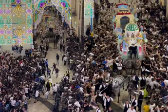 Horrorfilm? Nee, traditie in het Italiaanse Matera: Madonna della Bruna
